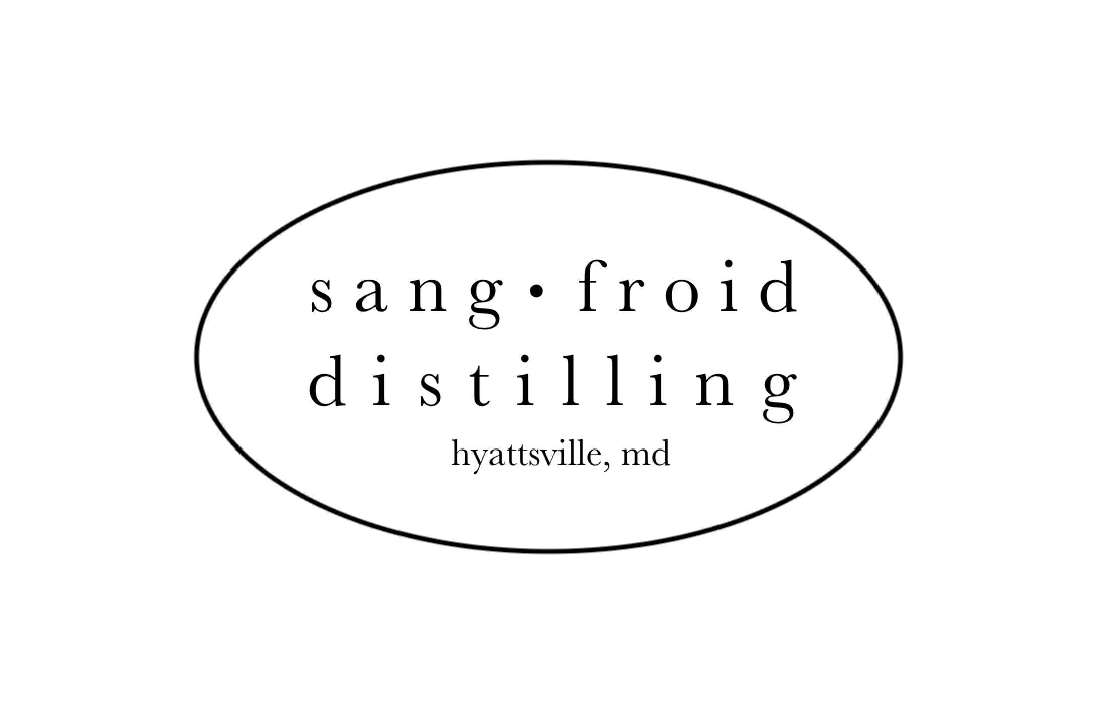 An oval logo with the words 